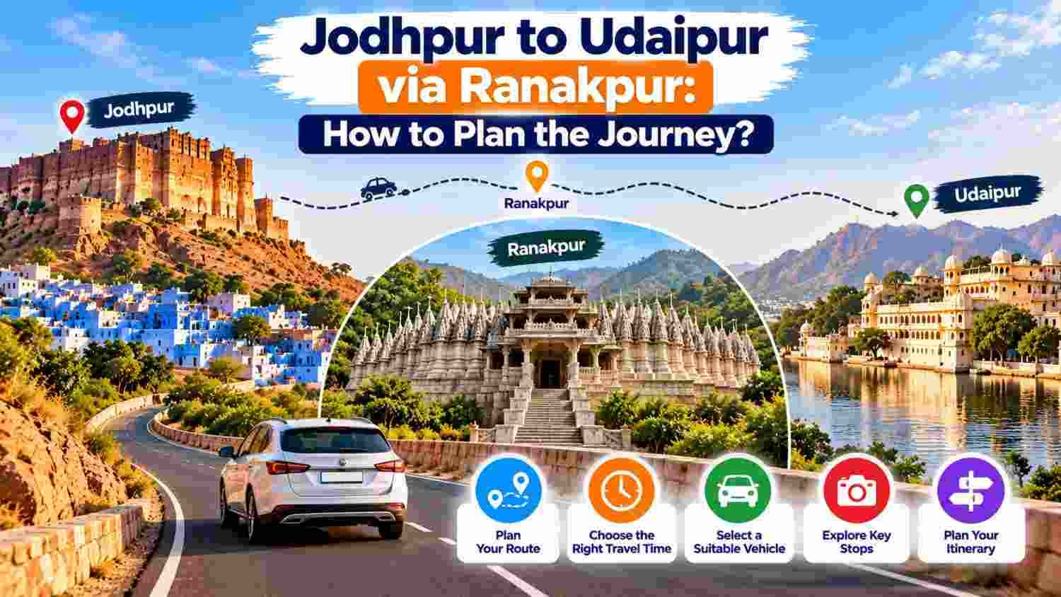 Jodhpur to Udaipur via Ranakpur